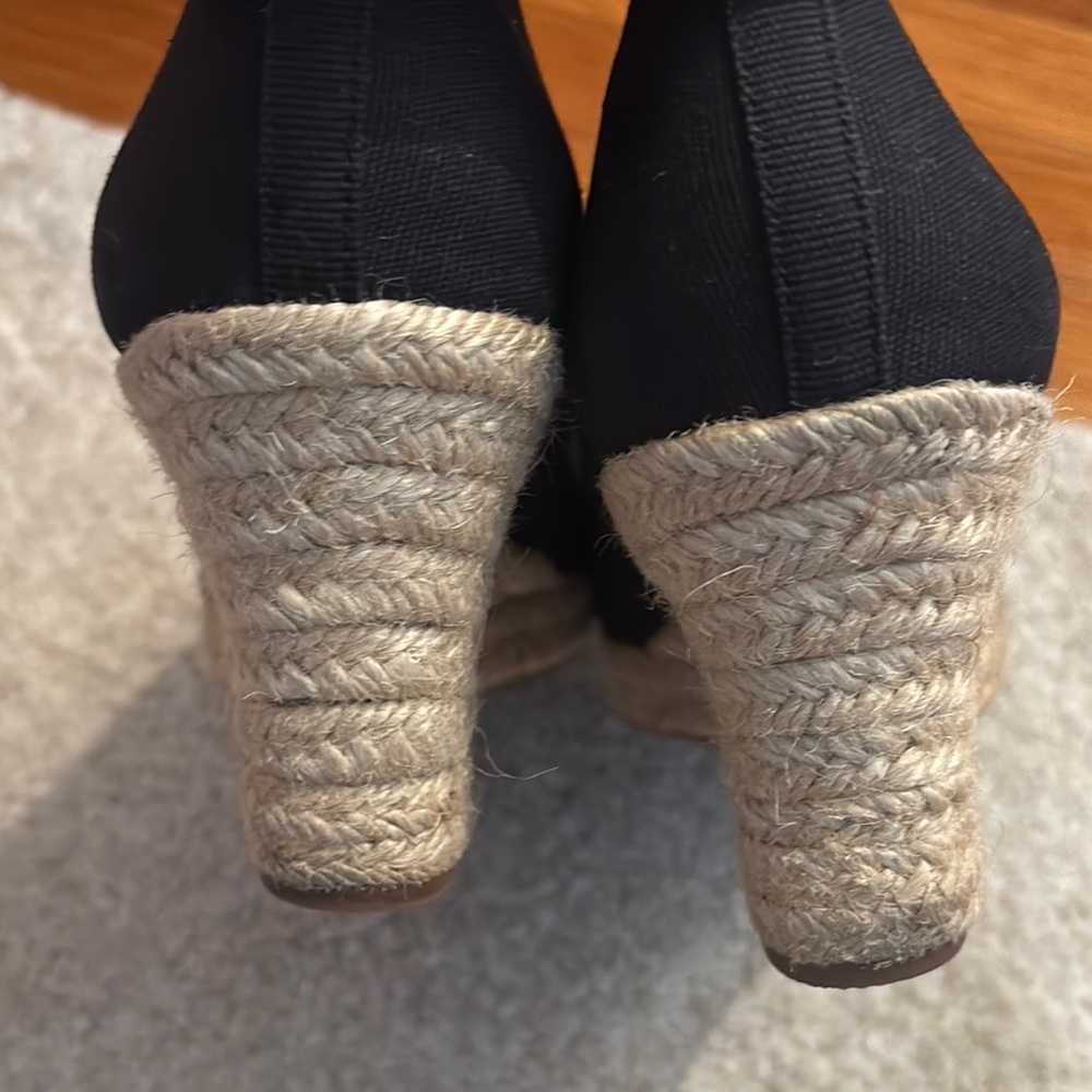 J. Crew Black Espadrille Shoes - Picture 6 of 6